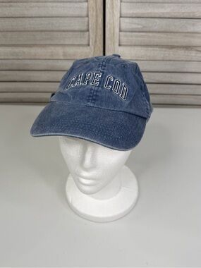 CUFFY'S OF CAPE COD 100% Cotton Dad Hat Distressed Blue Embroidered Men's-OS